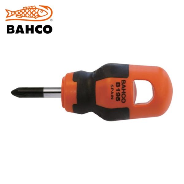 バーコ BAHCO SB195.001.025 グリップドライバー FITスタッビー プラスドライバー +1 軸長25mm (1本)