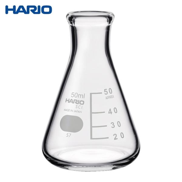 ハリオ HARIO 三角フラスコ 目安目盛付 50ml (1個) SF-50-SCI