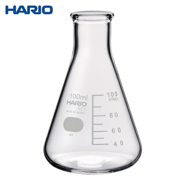 ハリオ HARIO 三角フラスコ 目安目盛付 100ml (1個) SF-100-SCI