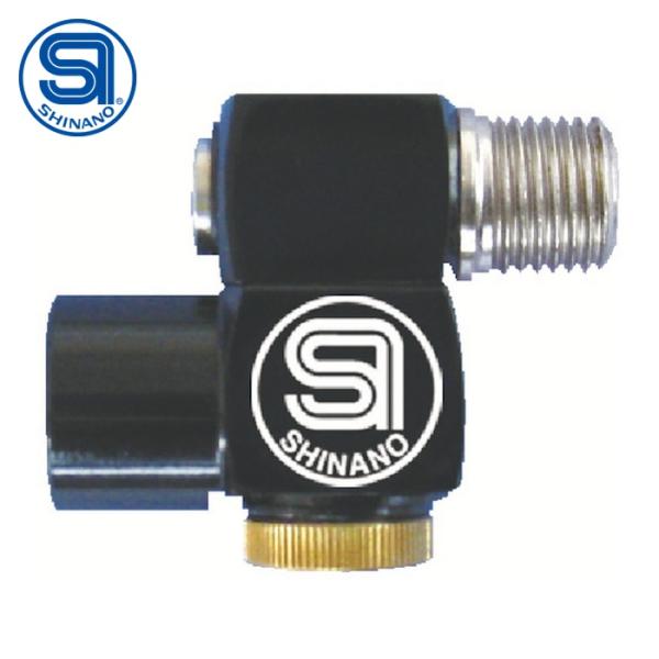 信濃機販 SI 600-300 スィーベルレギュレーター1/4×1/4 (1個)