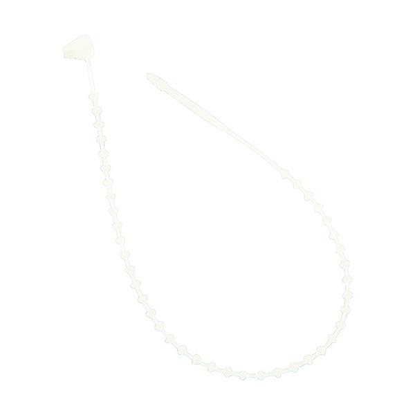 【仕様】●ループ長さ(mm)：150●結束径(mm)：36●色：乳白●ピン長さ(mm)：150●幅(mm)：1.8●長さ(mm)：150●最大結束径(mm)：36●屋内用●使用温度範囲：-40〜85℃●難燃性グレード(94V-2)●引張強度...