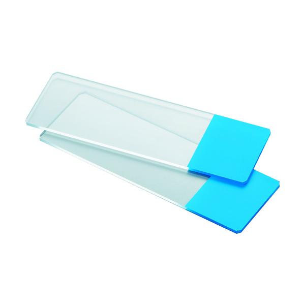 【仕様】●フロスト部：ブルー●幅(mm)：75●奥行(mm)：25●厚さ(mm)：1●洗浄済みホワイトガラス製●縁研磨有り【型番】SG-FB　/　SGFB【商品コード】1231251※お問い合わせの際はこちらの商品コードをお伝えください