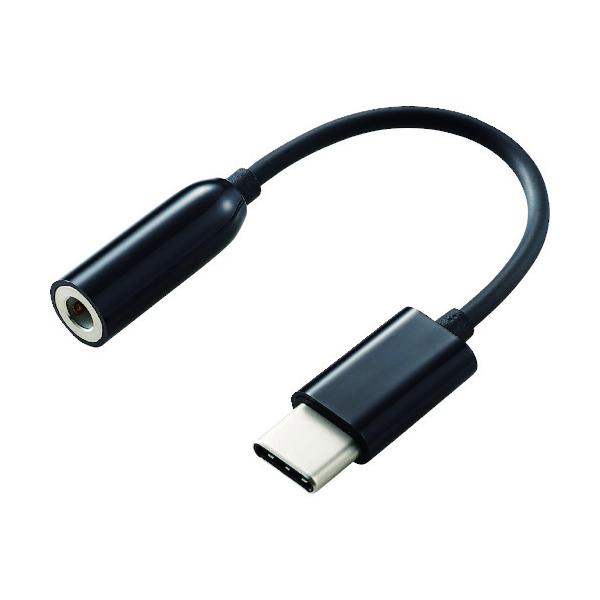 ＥＬＥＣＯＭ　イヤホン・ヘッドホン用　ＵＳＢ　Ｔｙｐｅ−Ｃ変換ケーブル　ブラック EHP-C35BK