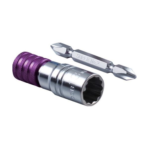 スーパー　電ドル用ビットソケット（ビット着脱式）六角対辺：１３ｍｍ DSB13