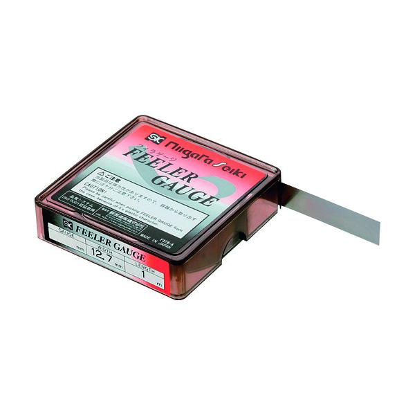 【仕様】●厚さ(mm)：0.1●幅(mm)：12.7●長さ(m)：1●精度(mm)：±0.005●リーフ数：1●リーフ幅：12.7mm●リーフ幅(mm)：12.7●リーフ長(m)：1●厚さの許容差(mm)：±0.005●ケースサイズ(mm)...