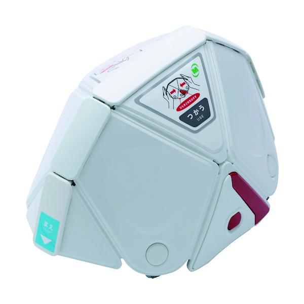 他サイト： ミドリ安全　子ども用　防災用折りたたみヘルメット　フラットメットキッズ　ＴＳＣ−１０Ｋ　ホワイト TSC-10K-Wの商品画像