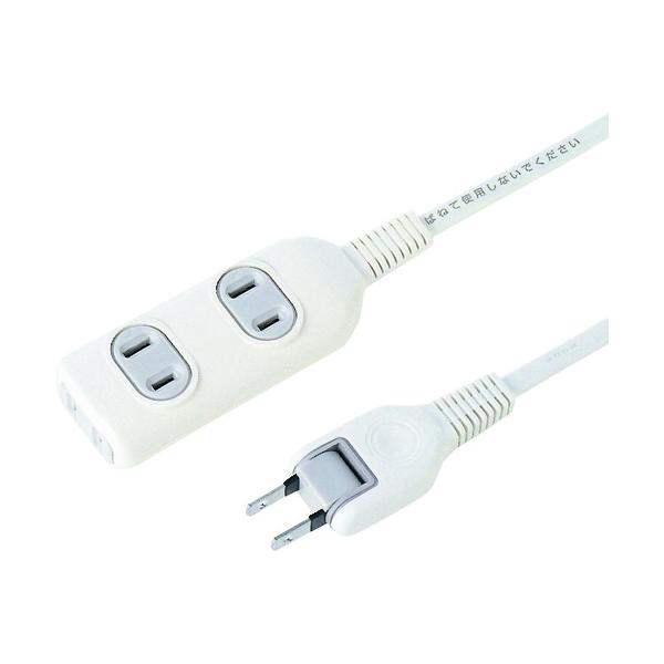 【仕様】●コンセント数：3個口●ケーブル長(m)：1●幅(mm)：86.5●奥行(mm)：36●高さ(mm)：21●定格電圧(V)：125（1500Wまで）●定格容量：15A・125V（1500Wまで）●電源コード/1m●プラグ仕様：2P・...