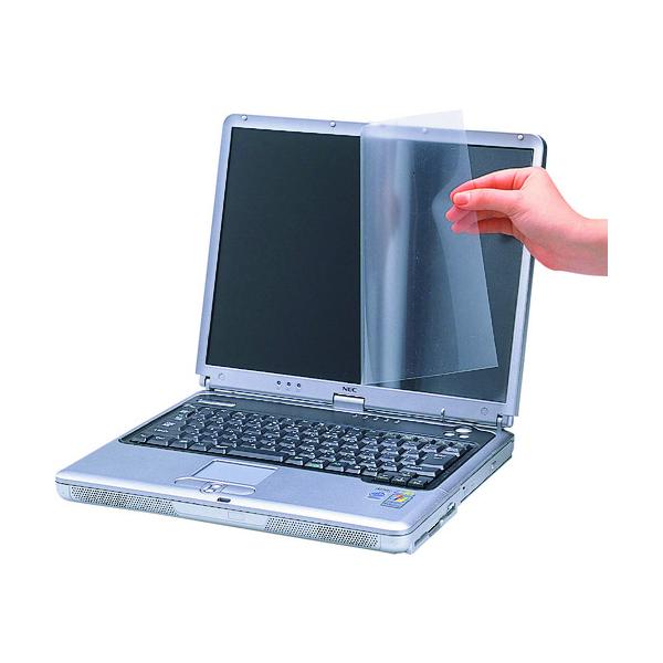 【仕様】●反射防止●光線透過率：90%●紫外線カット：99%●ペン入力・タッチパッド入力対応●フィルム：厚み0.2mm●サイズ(型)：15.0型●サイズ(mm)：W305×D0.2×H228mm●材質：接着面/シリコン膜、外側/PET●付属...