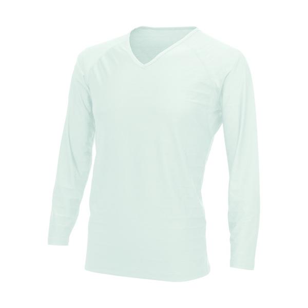 【仕様】●色：ホワイト●サイズ：2XL●袖丈タイプ：長袖シャツ●胸囲(cm)：101〜107●身長(cm)：182〜188●接触冷感仕様●UVカット(UPF40)付●吸水速乾性仕様●抗菌防臭仕様●2wayストレッチ仕様●JAPAN TECH...