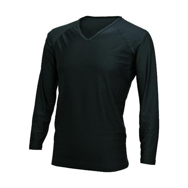 【仕様】●色：ブラック●サイズ：S●袖丈タイプ：長袖シャツ●胸囲(cm)：85〜91●身長(cm)：162〜168●接触冷感仕様●UVカット(UPF40)付●吸水速乾性仕様●抗菌防臭仕様●2wayストレッチ仕様●JAPAN TECHNOLO...