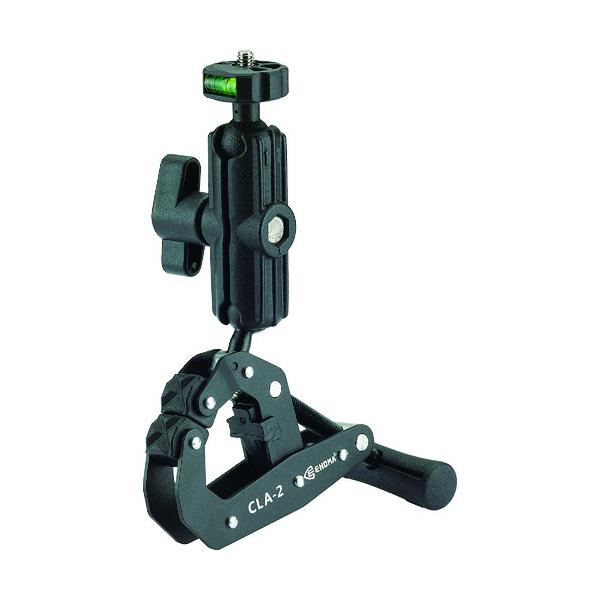 【仕様】●高さ(mm)：142●奥行(mm)：64●幅(mm)：173●色：ブラック●耐荷重(kg)：2.7●耐荷重(kg)：2.7●締付力：1.96kN●マウント取付ねじ：1/4インチ●最大口開き(mm)：50●クランプ可能範囲：パイプ：...