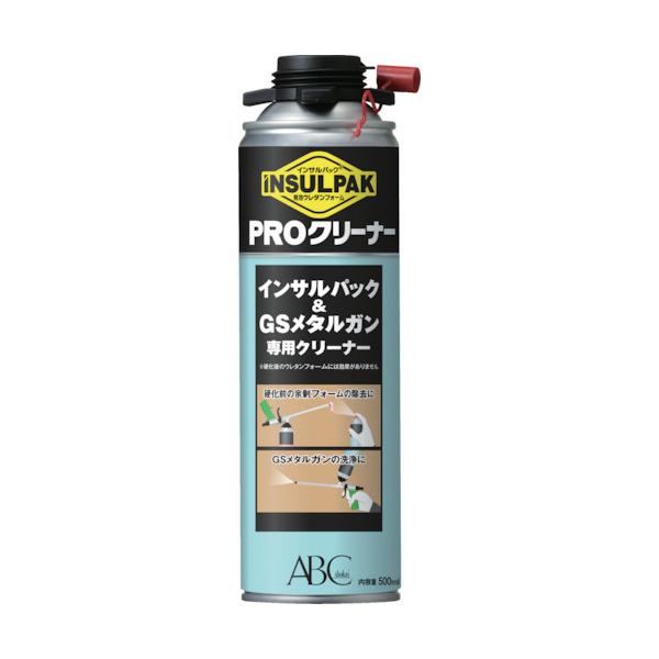 ＡＢＣ　発泡ウレタン専用洗浄剤　インサルパック専用クリーナー　インサルプロクリーナー　５００ｍＬ IPC