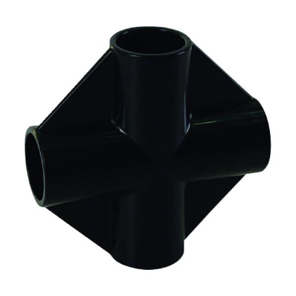 【仕様】●適合機種：φ28イレクターパイプ●色：ブラック●タイプ：4方向（枠のつなぎ用・1方向通し）【型番】J-6B-S-BL　/　J6BSBL【商品コード】2162734※お問い合わせの際はこちらの商品コードをお伝えください