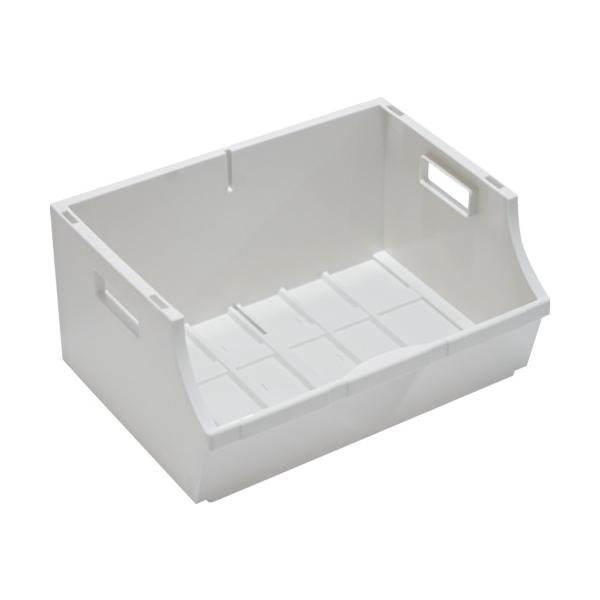 【仕様】●色：ホワイト●外形寸法(mm)間口：492●外形寸法(mm)奥行：370●外形寸法(mm)高さ：255●段数(段)：1●有効内寸(mm)奥行：320●有効内寸(mm)間口：450●有効内寸(mm)高さ：226●容量(L)：36●適...