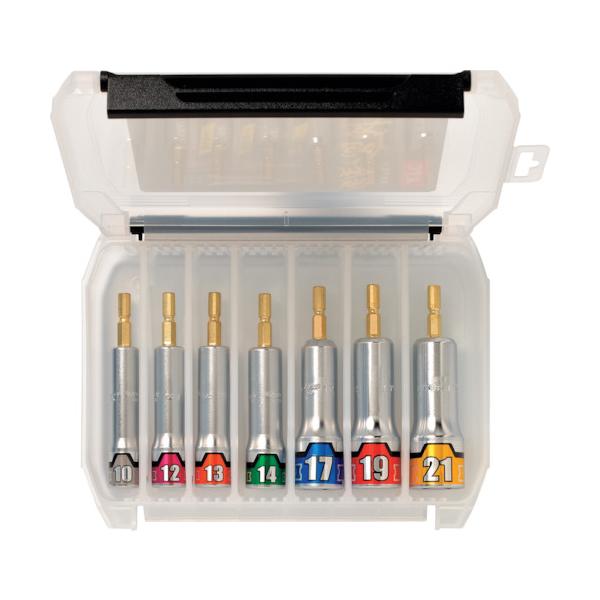 【仕様】●軸寸法(mm)：6.35●セット内容(点)：7●差込角(mm)：6.3●セット内容：BZP63-10、12、13、14、17、19、21●インパクトドライバ用ソケットビット7点セット【型番】TBZP637【商品コード】251460...