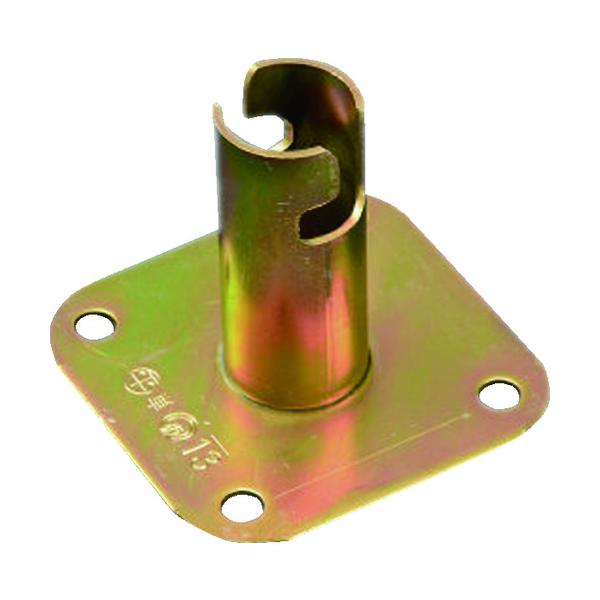 【仕様】●品名：ベース●適合パイプ径(mm)：48.6●ベース寸法(mm)：121×121●(一社)仮設工業会認定品（平和技研（株））【型番】KB48.6【商品コード】2965429※お問い合わせの際はこちらの商品コードをお伝えください