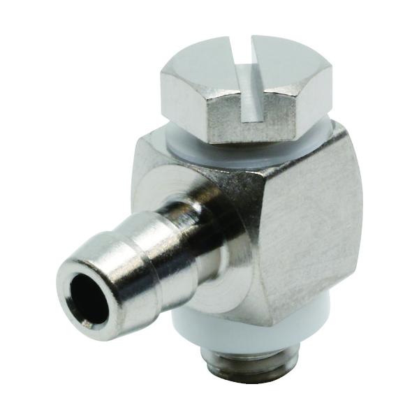 ＰＩＳＣＯ　ミニマル継手　ユニバーサルエルボ　６×４．０　接続口径Ｍ５×０．８ LH-0640-M5