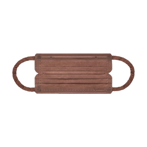 【仕様】●縦(mm)：90●横(mm)：175●色：ブラウン●構造：3層●サイズ：ふつう●PFE(微粒子ろ過効率)：99%●BFE(細菌ろ過効率)：99%●VFE(ウィルス飛沫ろ過効率)：99%●個包装(1枚単位)●耳掛けタイプ●3Dワイヤ...