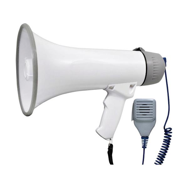 【仕様】●定格出力(W)：20●音声通達距離(m)：200●電池持続時間(h)：23●幅(mm)：325●奥行(mm)：195●高さ(mm)：225●電源：単一形アルカリ乾電池×6本（別売）●使用電池：単一形アルカリ乾電池×6本（別売）●連...