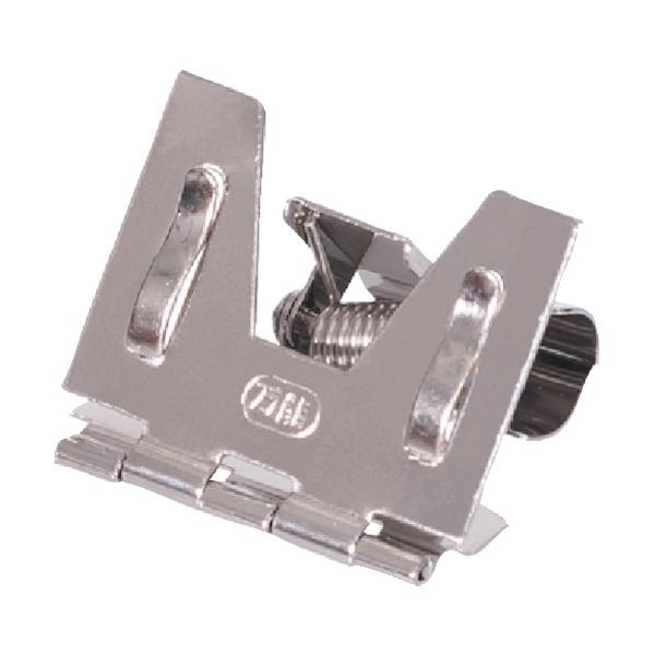 【仕様】●色：シルバー●幅(mm)：35●高さ(mm)：28●タイプ：中●クリップ部厚み約10ミリまで対応【型番】07802XXX【商品コード】3627418※お問い合わせの際はこちらの商品コードをお伝えください