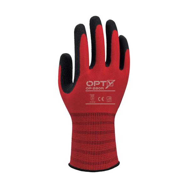 他サイト： Ｗｅｅｄ　天然ゴム背抜き手袋　ＯＰＴＹ　ＯＰー２８０Ｒ　Ｍサイズ（５双入） ASOP280R_M≪お取扱終了予定商品≫の商品画像