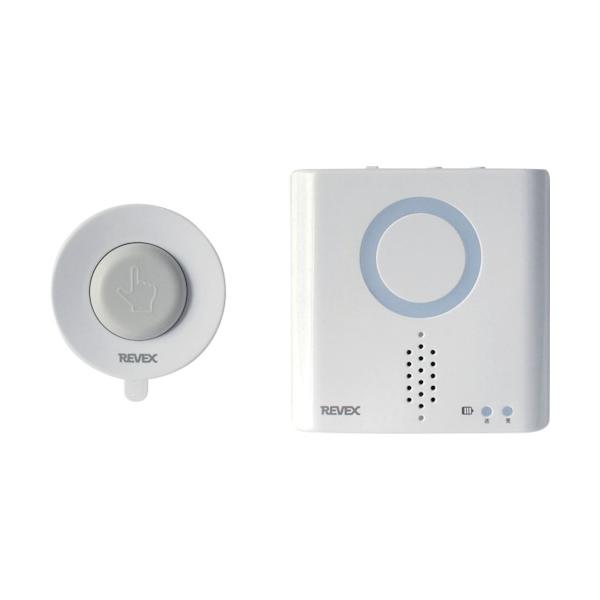 【仕様】●チャイム種類：防水型押しボタンセット●電源：受:単3形アルカリ乾電池×3(別売) または専用ACアダプター X0505(別売) or X0505B(別売)　送:コイン型リチウム電池 CR2032×２●保護等級：IP67相当(送)●...