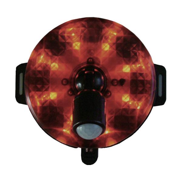 【仕様】●幅(mm)：120●奥行(mm)：60●高さ(mm)：116●光源色：赤色●使用電球(W)：赤LED×8●電源：単3形アルカリ電池×3本（別売）●点灯保持時間：15秒●電源(V)：単3形アルカリ電池×3本(別売)●電源：単三アルカ...