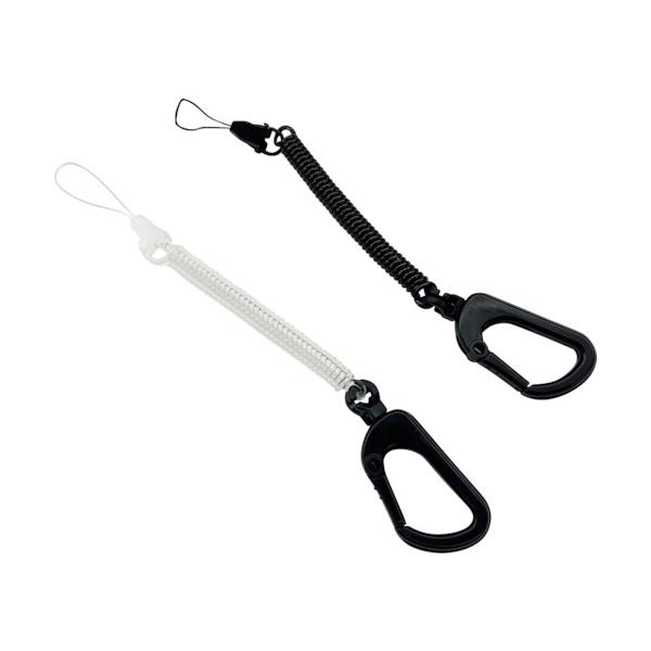 【仕様】●高さ(mm)：190●奥行(mm)：10●幅(mm)：27●色：黒●回転式カラビナクリップでコイルが絡まない。【型番】ASS-16BK　/　ASS16BK【商品コード】3927384※お問い合わせの際はこちらの商品コードをお伝えください