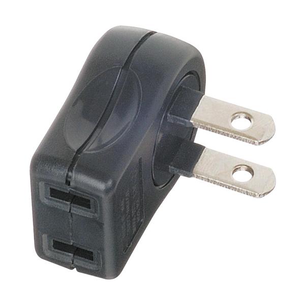 【仕様】●コンセント数：1●色：黒●幅(mm)：29●奥行(mm)：16●高さ(mm)：40●定格電圧(V)：125●定格電流(A)：15●定格容量(W)：1500●プラグ形状：L型●コンセント形状：2P●品名：L型プラグアダプター●絶縁カ...