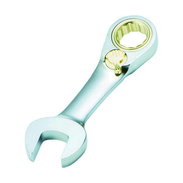 他サイト： TRUSCO(トラスコ)　切替式ラチェットコンビネーションレンチ（ショートタイプ）呼び：１７ TGRW-17RSの商品画像