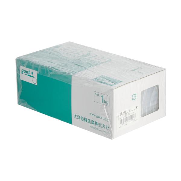 【仕様】●色：透明●径(mm)：約7●長さ(mm)：100●軟化点(℃)：84●適合機種：HB25/45●容量(kg)：1●品名：ホットボンド●箱入数(本)：約250●ガンタイプ●1液性【型番】HB-40S-1K　/　HB40S1K【商品コ...