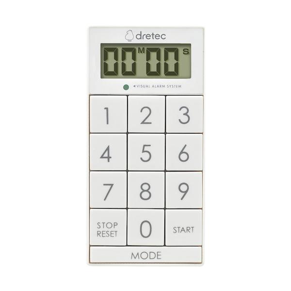 【仕様】●最大計時：99分99秒●最小計時(秒)：1●最小計時(分)：1●幅(mm)：42●奥行(mm)：15●高さ(mm)：84●電源(V)：リチウム電池CR2025●色：ホワイト●電源：リチウム電池CR2025【型番】T-617WT　/...