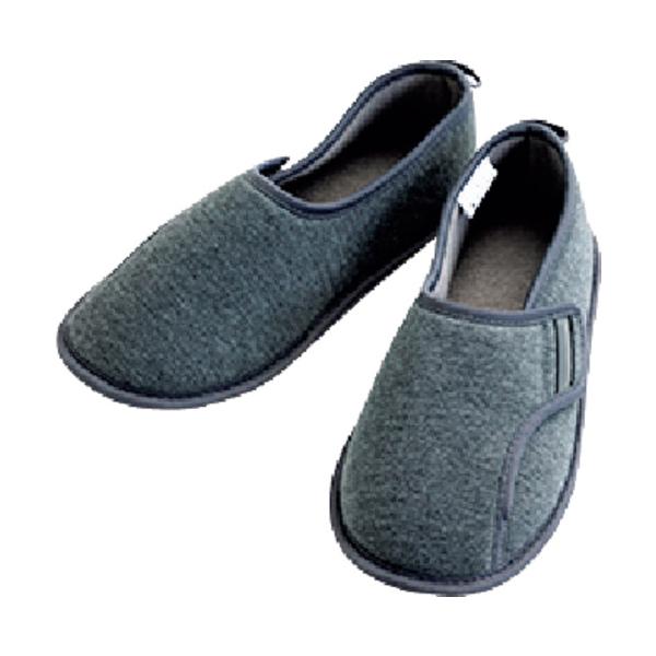 あゆみ　作業靴　防災ルームシューズ（踏抜き防止材内蔵）　グレー　３Ｌ（２６．５〜２７．５ＣＭ） 46060110061