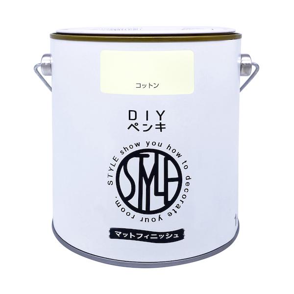 他サイト： ニッぺ　ＤＩＹペンキ　マットフィニッシュ　コットン　１ｋｇ 4976124887338の商品画像