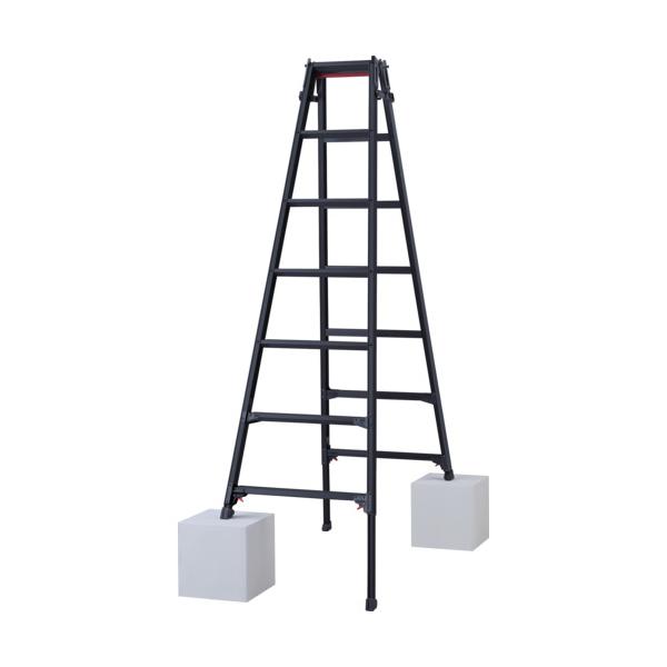 【仕様】●最大使用質量(kg)：100●天板高さ(m)：1.91〜2.22●はしご全長(m)：3.99〜4.63●天板寸法(mm)：278×167●踏ざん間隔(mm)：298●踏ざん踏面幅(mm)：60●Aマーク：認定●収納時全長(m)：2...