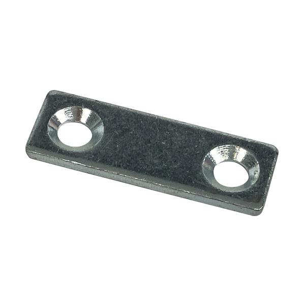 ＤＡＩＤＯＨＡＮＴ　スリムサポート　一文字（Ｉ型）　ユニクロ（シルバー）　（ａ）３５×（ｂ）１２×（ｔ）２ｍｍ　（１個） 00069130