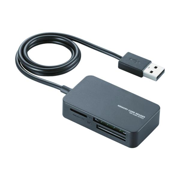 【仕様】●色：ブラック●スロット数：4●幅(mm)：59●奥行(mm)：35●高さ(mm)：13●インターフェース：USB2.0●コネクタ形状：USB タイプA オス●インターフェース：USB2.0●コネクタ形状：USB タイプA オス●ケ...