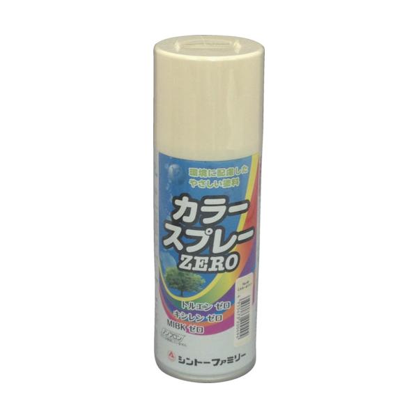 ひーこ。　ホワイト シントー カラースプレーZERO ミルキーホワイト 9972049 : 工具の