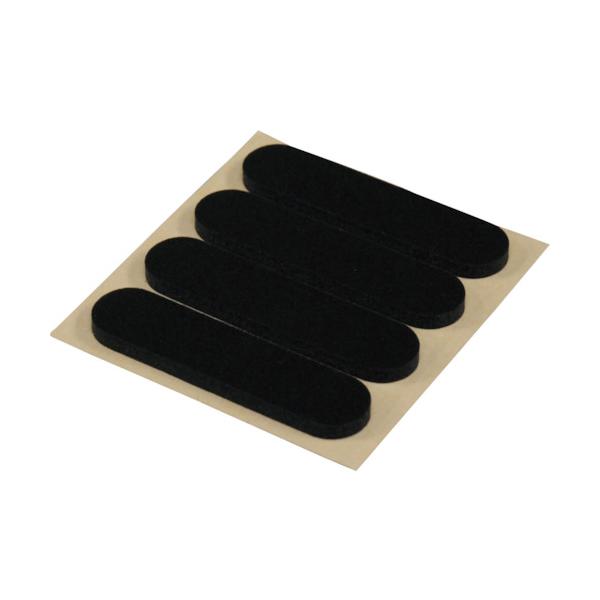 【仕様】●厚さ(mm)：3●幅(mm)：55●長さ(mm)：13●色：黒●粘着タイプ【型番】KGR-56　/　KGR56【商品コード】8201480※お問い合わせの際はこちらの商品コードをお伝えください