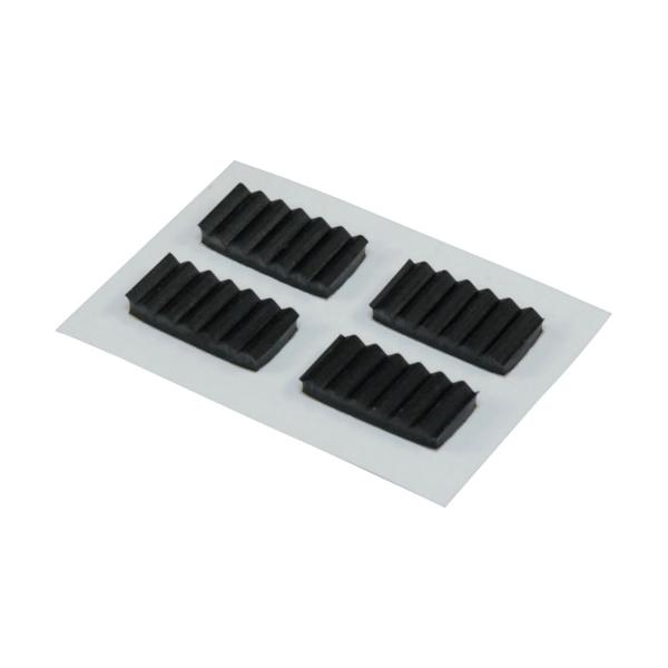 【仕様】●厚さ(mm)：3●幅(mm)：10●長さ(mm)：20●色：黒●タイプ：角●粘着タイプ【型番】KWR12-1　/　KWR121【商品コード】8201731※お問い合わせの際はこちらの商品コードをお伝えください