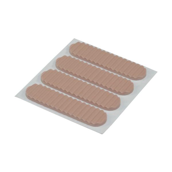 【仕様】●厚さ(mm)：3●幅(mm)：55●長さ(mm)：13●色：ベージュ●タイプ：楕円●粘着タイプ【型番】KWR51-2　/　KWR512【商品コード】8201738※お問い合わせの際はこちらの商品コードをお伝えください