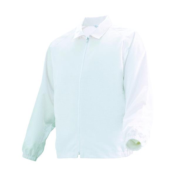 【仕様】●色：ホワイト●サイズ：LL●着丈(cm)：66●適合胸囲(cm)：122●Fed.Std.209d クラス1000対応●帯電防止仕様：JIS T8118に準拠●センターファスナー【型番】C3208W-LL　/　C3208WLL【商...