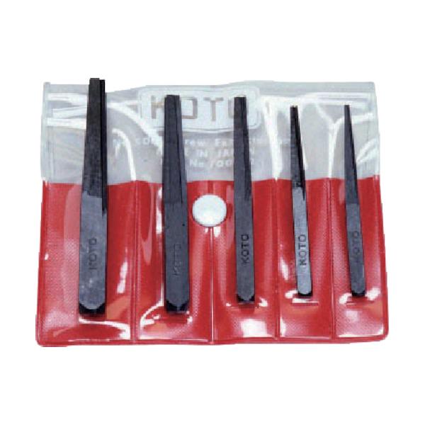 日平 ボルト外し スクリューエキストラクター 5本組 H-65 : 工具の