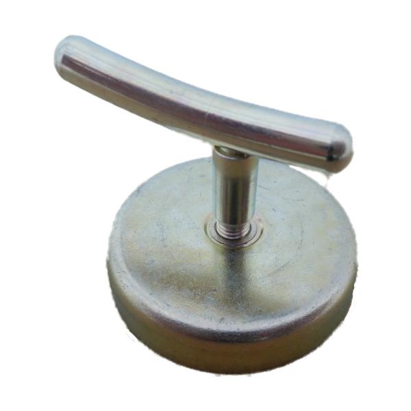 【仕様】●吸着力(N)：約16●高さ(mm)：8.5●直径(mm)：38●ねじ寸法：M5深さ4●取付ねじ：M5●仕上げ:三価クロメート●ハンドル付●ハンドル付【型番】SM961【商品コード】8379867※お問い合わせの際はこちらの商品コー...