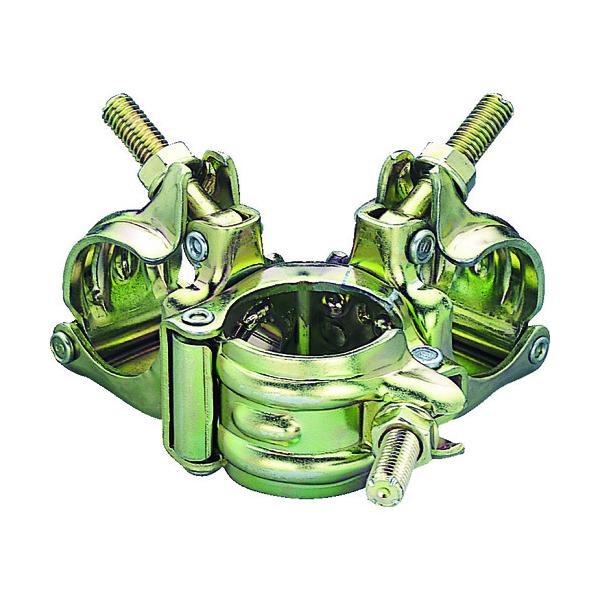 【仕様】●品名：3連クランプ●適合パイプ径(mm)：48.6●タイプ：直交型●直交：1か所自在タイプ【型番】TMAC-1　/　TMAC1【商品コード】8566887※お問い合わせの際はこちらの商品コードをお伝えください