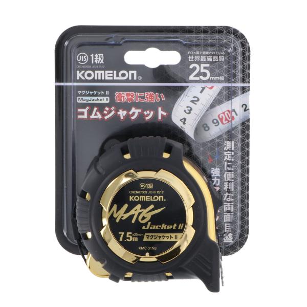 【用途】●一人でも楽に測定できる強力マグ爪と両面印刷 ●JIS1級【特長】●反射を抑えた読みやすいテープ ●マグ爪 ●両面印刷【仕様・サイズ・材質】●25mm-7.5M【型番】KMC31NJゴー7.5【商品コード】T809042374※お問...