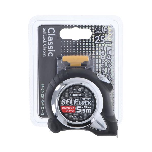 【用途】●テープを引き出したら止まるオートストップ ●JIS1級【特長】●ナイロンコートテープ ●ベルトホルダー付【仕様・サイズ・材質】●25mm-5.5M【型番】KMC36CL2555【商品コード】T809042803※お問い合わせの際は...
