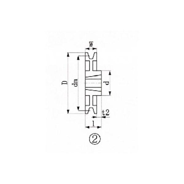 エバオン(株) EVN ブッシングプーリー SPZ 180mm 溝数1 ...