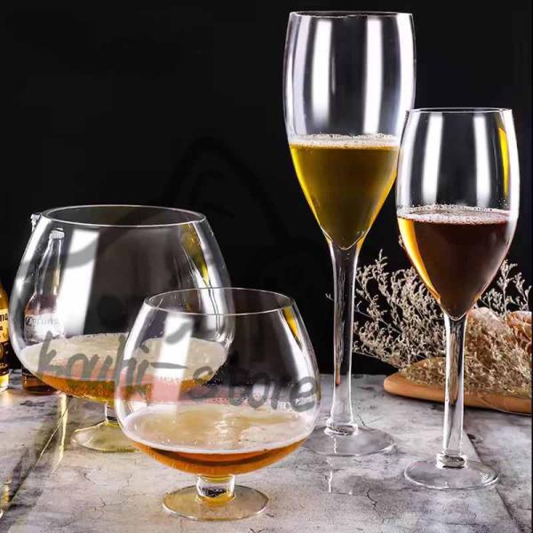 特大ワイングラス グラス ジャンボ ブランデーグラス シャンパングラス 特大 ワイン ビール ビッグサイズ 超特大 大容量 4L 8L 12L