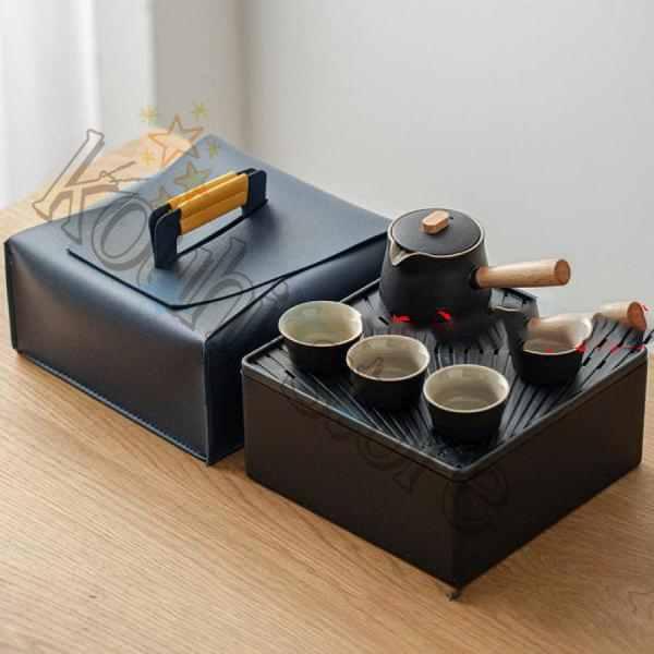 新品未使用！本場の中国茶☆急須セット 旅行ティーセット 茶器セット 携帯用 軽量 和風 携帯急須 中国茶 台湾